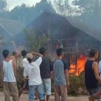 Si Jago Merah Hanguskan Satu Unit Rumah di Desa Tepus Hingga Rata Dengan Tanah