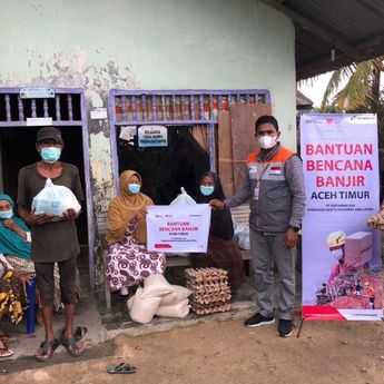 Peduli Bencana Banjir, Pertamina Gas Salurkan Bantuan ke Aceh Timur