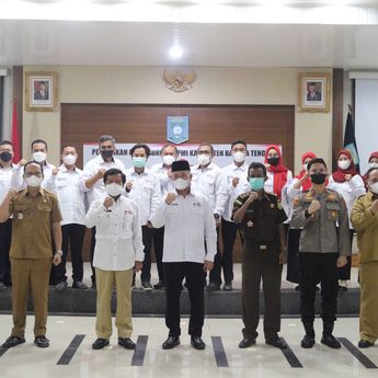 Herry Erfian Jabat Ketua PMI Bangka Tengah, Algafry pesankan hal ini