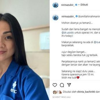 Sebelum Operasi, Nirina Zubir Minta Doa