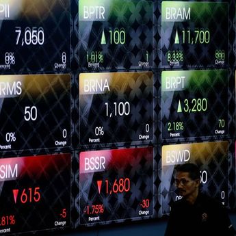 IHSG Berakhir Merah, Net Buy Asing Mencapai Rp 3,35 Triliun