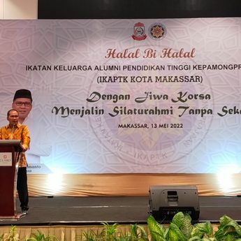 Halal Bi Halal, Wali Kota Makassar Ingatkan Purna Praja Bekerja Ikhlas dan Loyalitas