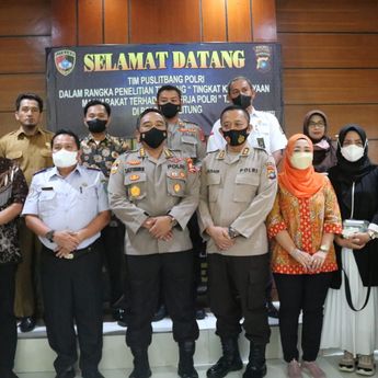 Ukur Kepuasan Masyarakat Terhadap Layanan Kepolisian, Puslitbang Polri Gelar Penelitian di 5 Polres Jajaran Polda Babel