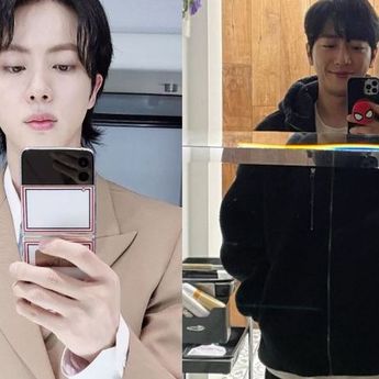 Potret Manis Jin BTS saat Hang Out Bareng Lee Sang Yeob, Warganet Justru Salfok Sama Sepatu yang Dipakai
