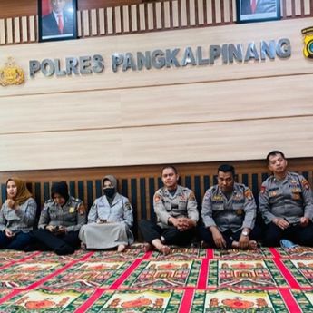 Penguatan Rohani dan Mental Personil Polres Pangkalpinang, Jelang Hari Bhayangkara ke 76