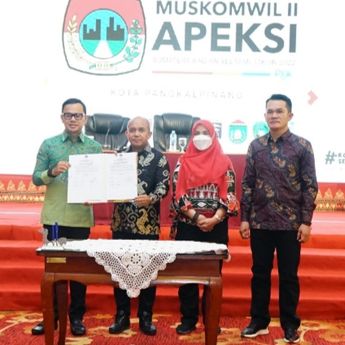 Walikota Pangkalpinang Terpilih Sebagai Ketua Komwil II APEKSI Se-Sumbagsel Periode 2022-2025