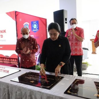 Walikota Pangkalpinang Bersama Ketua DPR RI Resmikan PoliKlinik RSUD Depati Hamzah Pangkalpinang