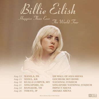 Billie Eilish Mengumumkan Tour Asia di 6 Negara! Ini Jadwal dan Perkiraan Harga Tiketnya