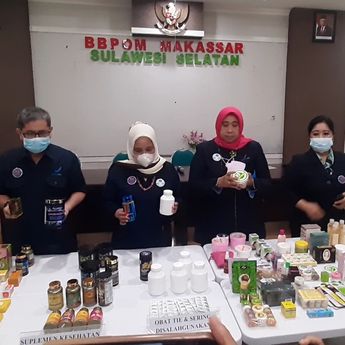 Hingga Juni 2022, BPOM Makassar Temukan  32.797 Produk Ilegal dan Berbahaya