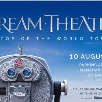 Konser Dream Theater 'Top Of The World', Pastikan Solo Indonesia Negara Asia Pertama  