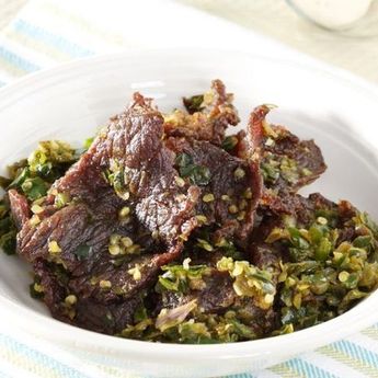Cara Membuat Dendeng Daging Cabe Ijo,Olahan Daging Kurban Yang Awet
