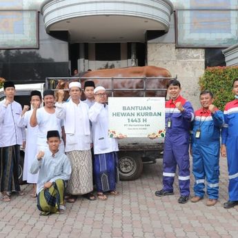 Semangat Berbagi, Pertagas Salurkan 169 Hewan Qurban