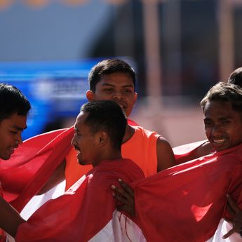 Sabet 74 Medali , Indonesia Dipastikan  Juara Umum Para-atletik ASEAN Paragames Solo 2022