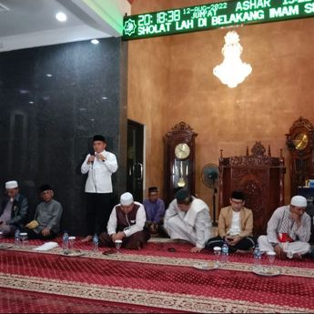 Walikota Pangkalpinang Menghadiri Semarak Muharram di Masjid Permuthi Pangkalpinang   