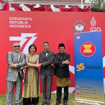 Peringatan 55 tahun ASEAN di KBRI Nur-Sultan, Dubes Fadjroel Dorong Kolaborasi Kawasan