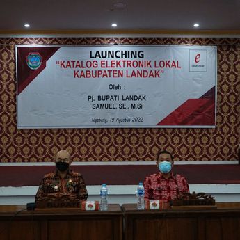 Katalog Elektronik Lokal Kabupaten Landak Sudah Launching, PJ Bupati Landak Harap Dapat Perluas Pemasaran UMKM
