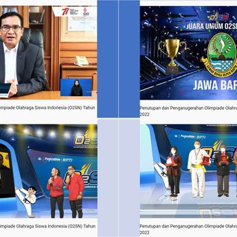 Provinsi Jawa Barat Raih Juara Umum O2SN 2022 Tingkat Nasional