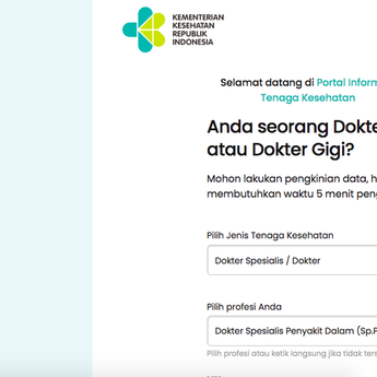 Kemenkes Rilis Portal Update Data Nakes secara Mandiri, Klik nakes.kemkes.go.id