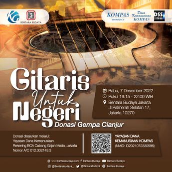 Konser Amal “Gitaris untuk Negeri: Donasi Gempa Cianjur”