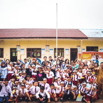 Kegiatan Kemenkeu Mengajar 7 Medan Sasar 5 Sekolah di Kabupaten Langkat