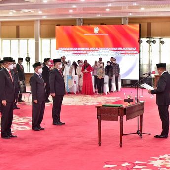 Gubernur Sumut Lantik 38 Pejabat Eselon II dan 12 Eselon III