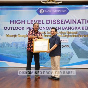 Apresiasi Pj Gubernur Babel Kepada Kepala Perwakilan BI Budi Widihartanto Yang Syarat Prestasi