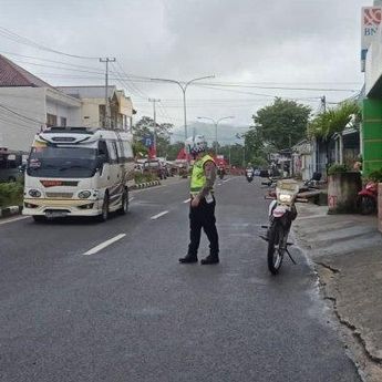 Satlantas Polres Bangka Barat Gelar Patroli, Pantau Titik Rawan Kecelakaan   