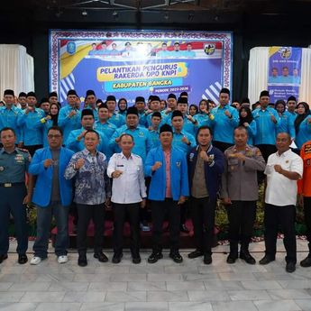 Ketua DPRD Babel Hadiri Pelantikan Pengurus DPD KNPI Bangka Periode 2023-2026