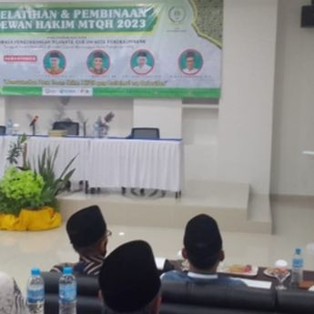 Sekda Pangkalpinang Hadiri Kegiatan Pelatihan dan Pembinaan Dewan Hakim MTQH