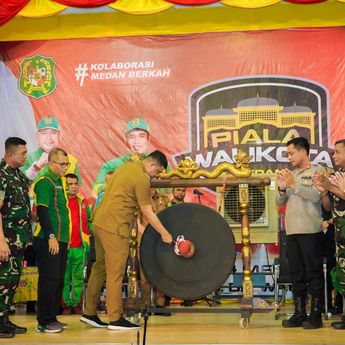 Buka Kejuaraan Cabang Olahraga, Seperti Ini Harapan Walikota Bobby Nasution