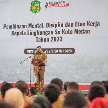 Pemko Medan Gelar Pembinaan Mental, Disiplin dan Etos Kerja Kepala Lingkungan se-Kota Medan Tahun 2023