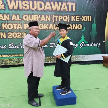 894 Santri TPQ Diwisuda Kemenag Pangkalpinang