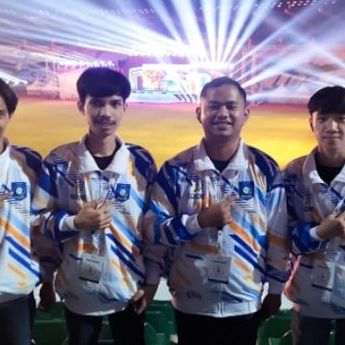 Briptu Ari, Personel Polda Babel Yang Jadi Bagian Kontingen Tim E-Sport Babel Di Fornas Bandung