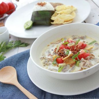 Kuahnya Medok Gurih Maksimal, Berikut Resep Soto Santan Daging Sapi