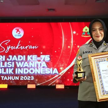 Ipda Lusiana, Polwan Polda Babel Kembali Torehkan Prestasi Dan Terima Penghargaan Kapolri
