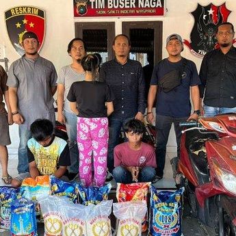 Ibu Hamil Nekat Curi 12 Karung Beras di Pasar Pagi Pangkalpinang Demi Penuhi Kebutuhan Hidup