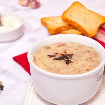 Sajikan dengan Roti Panggang, Berikut Cara Membuat Sup Krim pasta