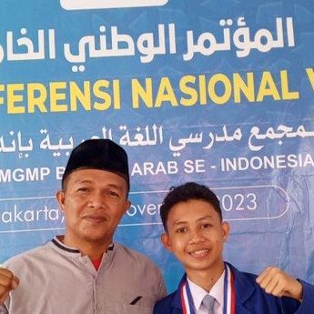 Wow, Allip Muzakkir Raih Medali Perunggu di Olimpiade Bahasa Arab Tingkat Nasional   