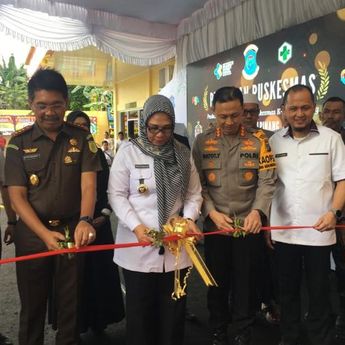 Pj Walikota Lusje Resmikan Puskesmas Gerunggang dan Puskesmas Kacang Pedang Pangkalpinang