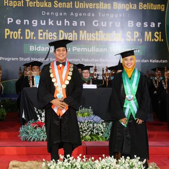 Dikukuhkan Sebagai Guru Besar UBB, Prof Eries Berharap Babel Bisa Mandiri Pangan