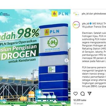 PLN Luncurkan SPBU Hidrogen Pertama di Indonesia, Ini Untuk Keunggulannya Dibanding SPBU BBM  
