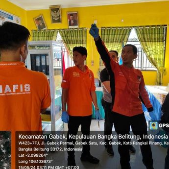 Tim Inafis Polda Babel Lakukan Olah TKP Kasus Pencurian Di SDN 62 Pangkalpinang