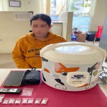 Seorang IRT Di Pangkalpinang Diciduk Usai Simpan Sabu Di Dalam Rice Cooker