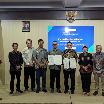 Peresmian Pojok Statistik Universitas Bangka Belitung