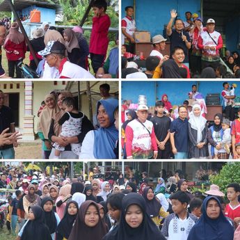 Desa Cambai Selatan Gelar Jalan Sehat Dalam Rangka HUT ke-79 RI