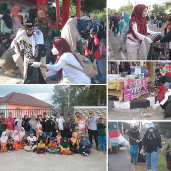 Algafry Rahman Bersama GPL Kembali Turun ke Jalan Bersihkan Sampah