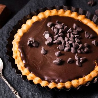 Kue Manis untuk Akhir Pekan, Berikut Cara Buat Pie Cokelat Ganache