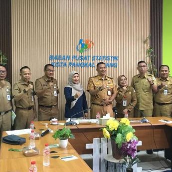 Pj Walikota Budi Utama Hadiri Rilis Berita Resmi Statistik Bulan September 2024