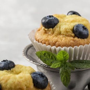 Bikin Kue Pakai 3 Telur, Berikut Cara Membuat Muffin Kopi Bluberi