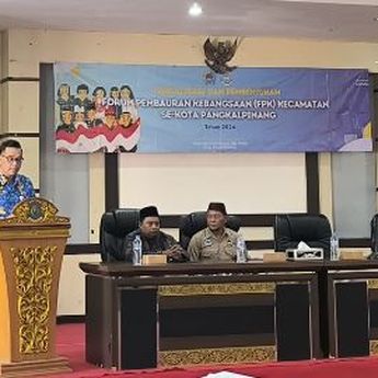 Sekda Mie Go Hadiri Rakor Pembentukan Kepengurusan FPK Kecamatan Kota Pangkalpinang